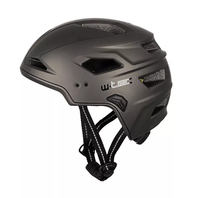 Junior Downhill Helm W-TEC Estreito - Matt Metal