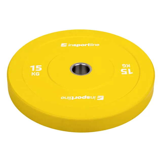 Set mit 2x5 Stück Gummischeiben inSPORTline Bumper Plate Go, 2 x 5–25 kg, 50 mm