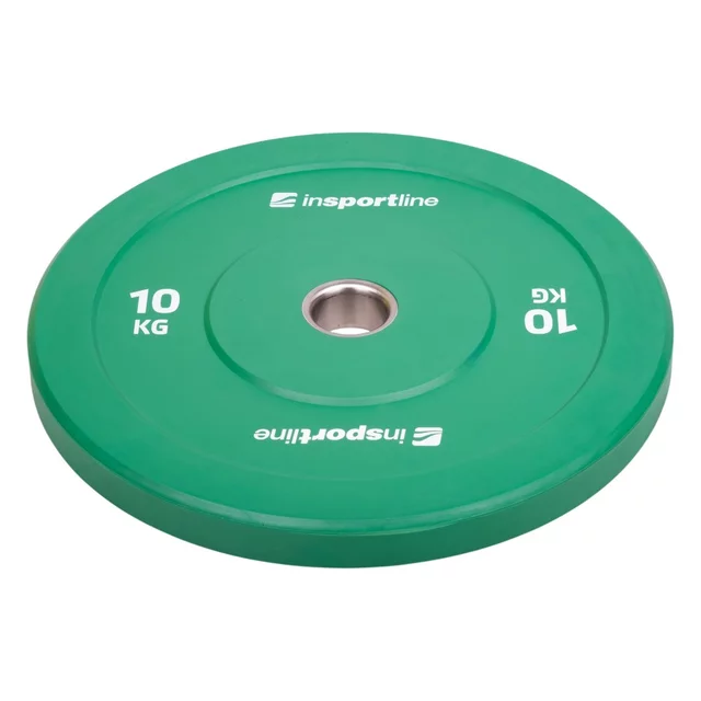 Set mit 2x5 Stück Gummischeiben inSPORTline Bumper Plate Go, 2 x 5–25 kg, 50 mm