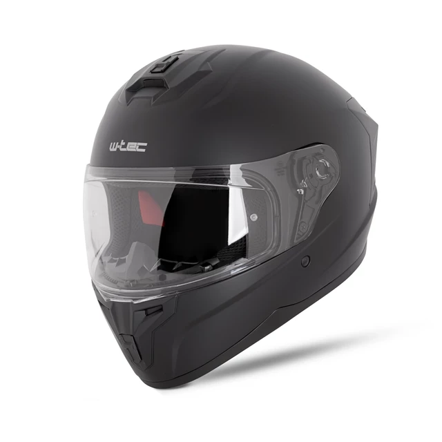 W-TEC Buenaventa Reise-Helm - fluo žlutá lesk - mattschwarz