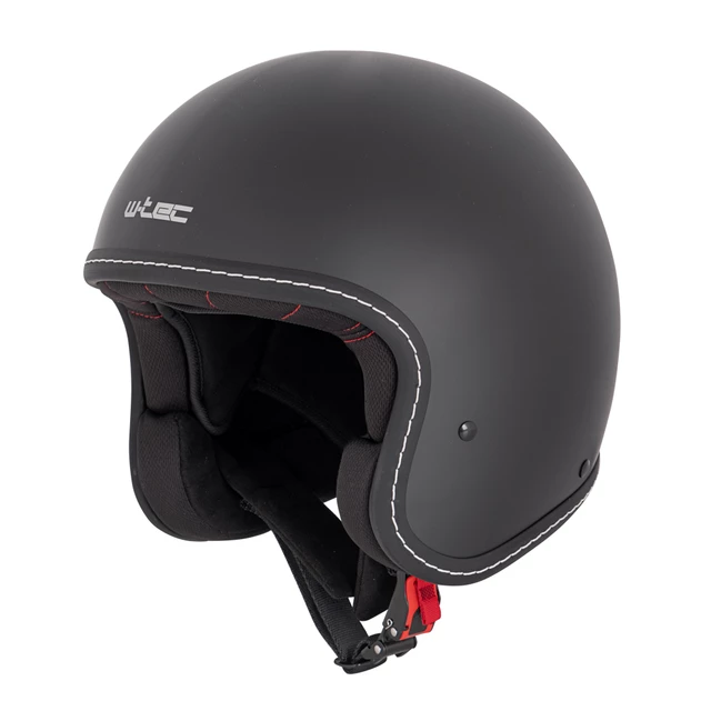 Chopper-Helm W-TEC Badachos - mattschwarz - mattschwarz