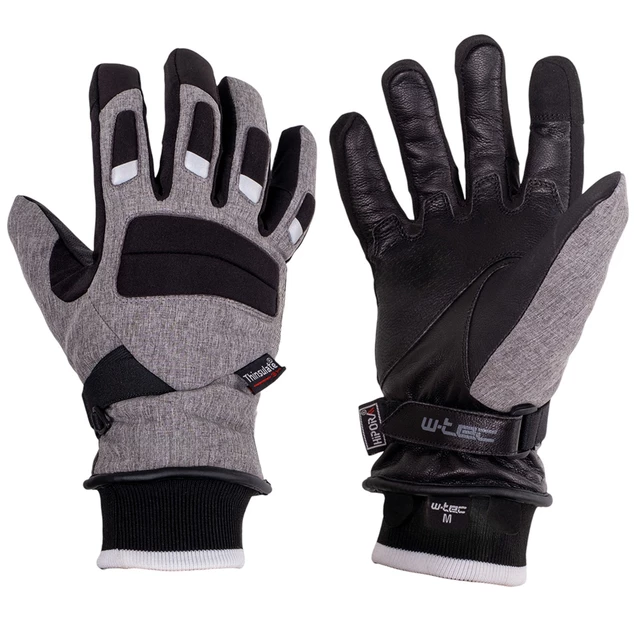 W-TEC Sabresul Motorrad- und Skihandschuhe - grau