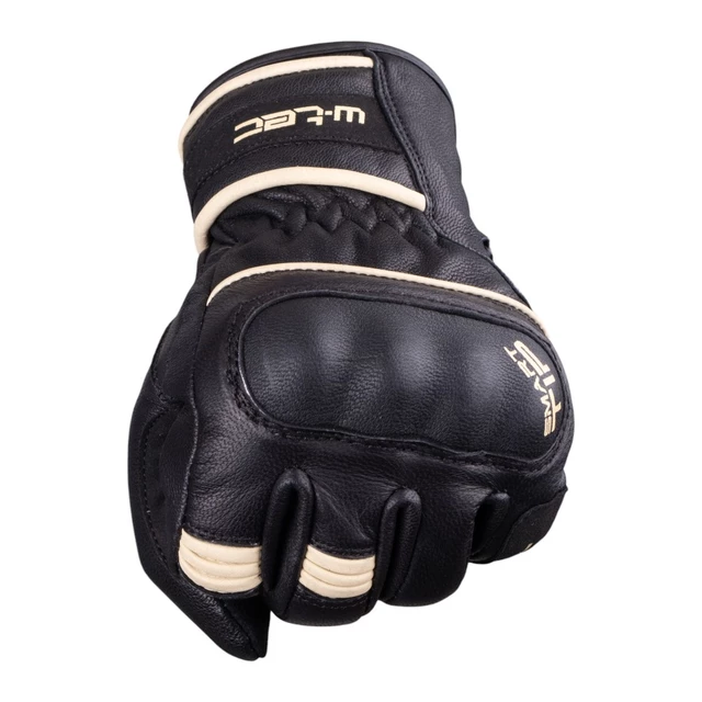 W-TEC Franker Motorrad-Handschuhe - schwarz-weiß