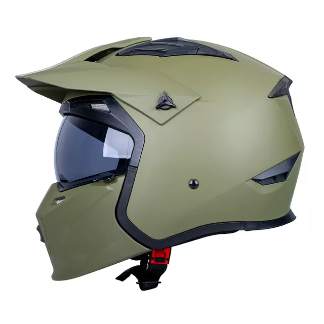 W-TEC Badalone Army Modular Helm - matně olivová