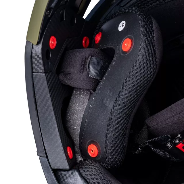 W-TEC Badalone Army Modular Helm - matně olivová