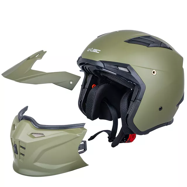 W-TEC Badalone Army Modular Helm - matně olivová