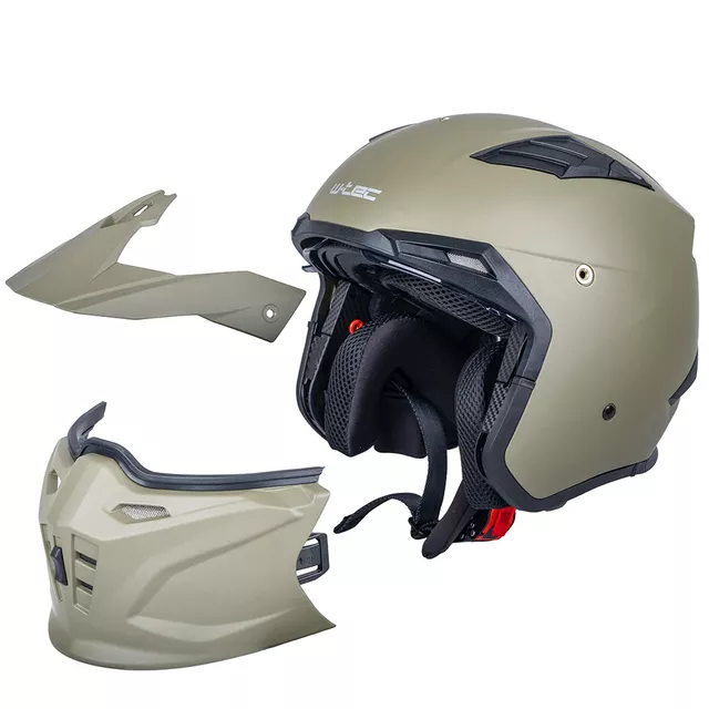 W-TEC Badalone Army Modular Helm - matně olivová