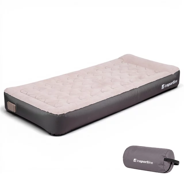 Einzel-Luftmatratze inSPORTline Valkon 197 x 90 x 22 cm mit integrierter elektrischer Pumpe