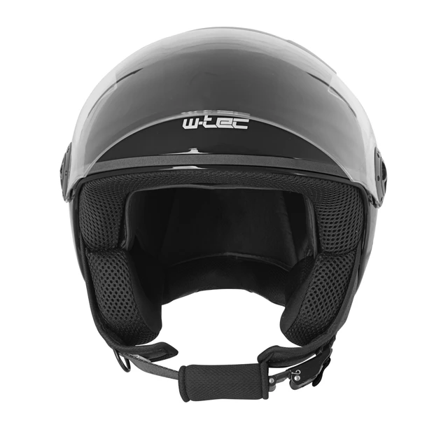 W-TEC Bareiro Open Helm - weiß glänzend
