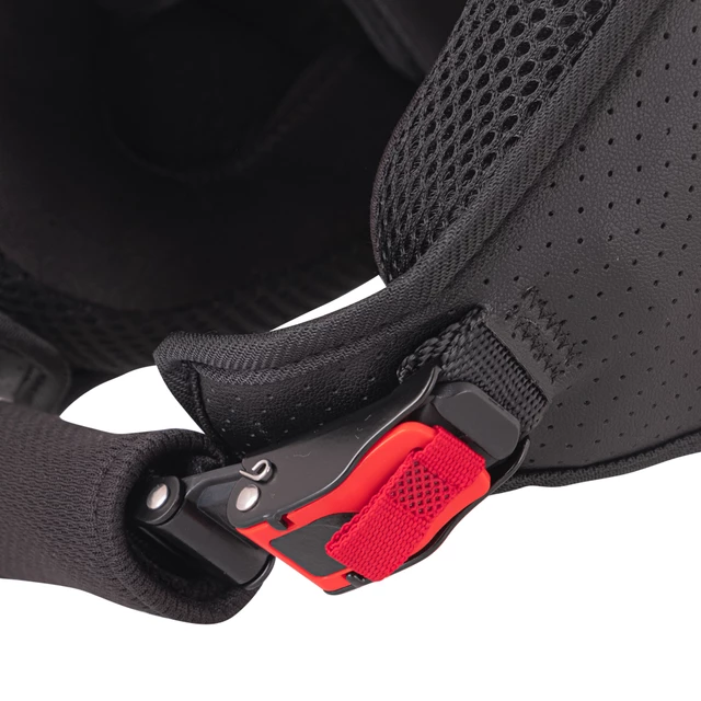 W-TEC Bareiro Open Helm - weiß glänzend