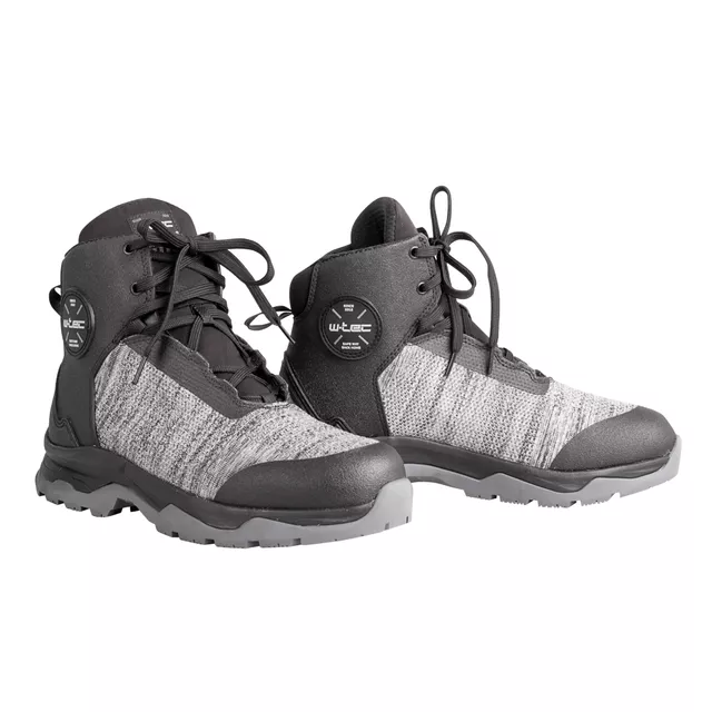 W-TEC Garavit Motorradstiefel - schwarz - schwarz