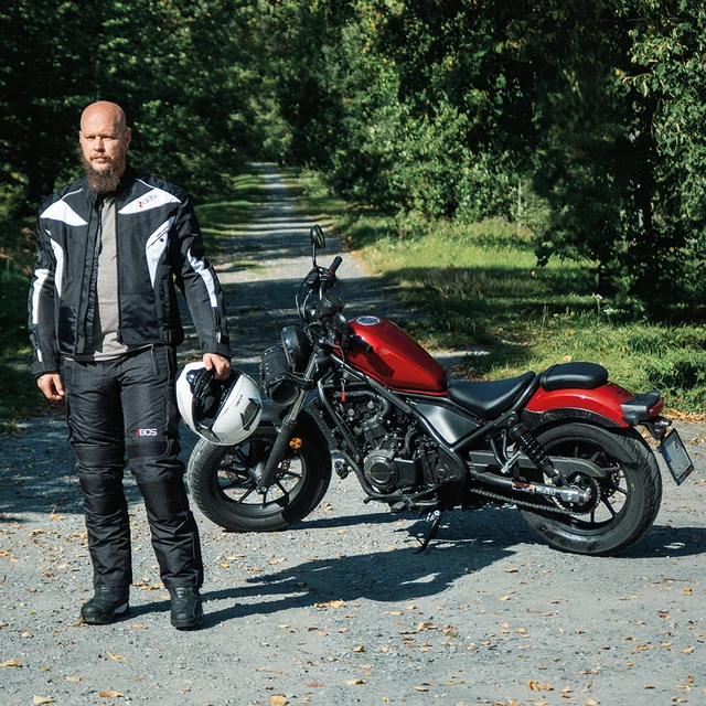 BOS Texas Motorradhosen - schwarz