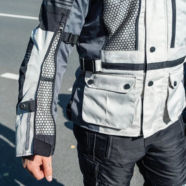 Touring-Motojacke für Männer BOS Maximum - neon