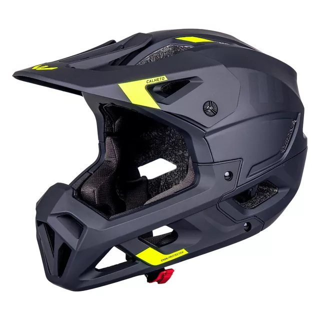 W-TEC Calheto Downhill-Helm - Black Neon - Black Neon