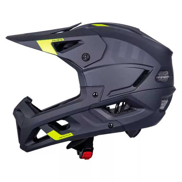 W-TEC Calheto Downhill-Helm - Black Neon