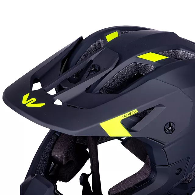 W-TEC Calheto Downhill-Helm - Black Neon