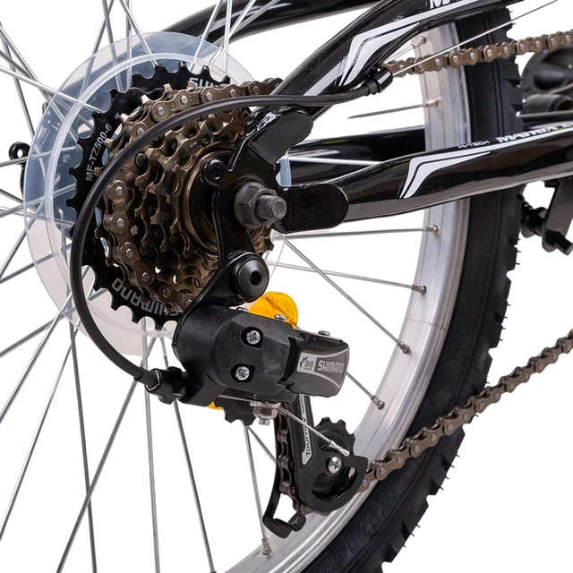 Kinderfahrrad Reactor Flash 20" - Modell 2024 - tmavě červená-černá