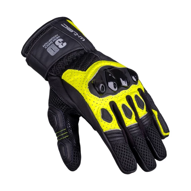 W-TEC Janstur Motorrad-Handschuhe - schwarz-fluo