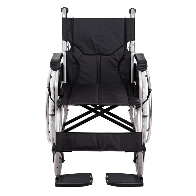 Mechanischer Klapprollstuhl inSPORTline Jakesully, leicht, mit hellen Rädern • 13 kg • bis 100 kg