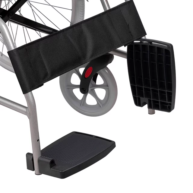Mechanischer Klapprollstuhl inSPORTline Jakesully, leicht, mit hellen Rädern • 13 kg • bis 100 kg