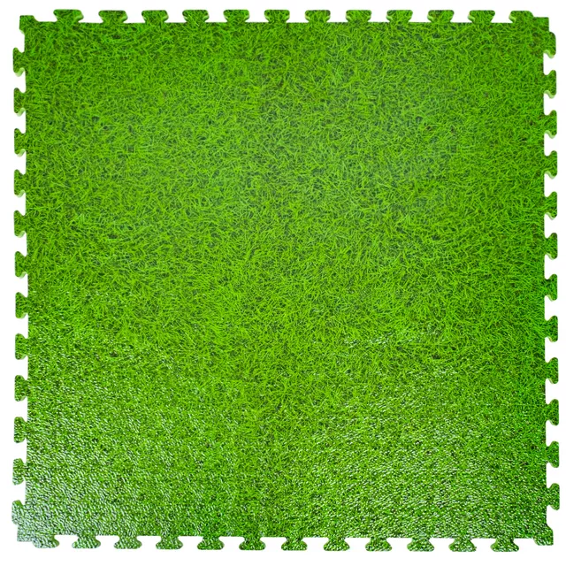 Puzzle Tatami Matte inSPORTline Zemalpro 100x100x2 cm - motiv trávníku