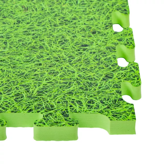 Puzzle Tatami Matte inSPORTline Zemalpro 100x100x2 cm - motiv trávníku