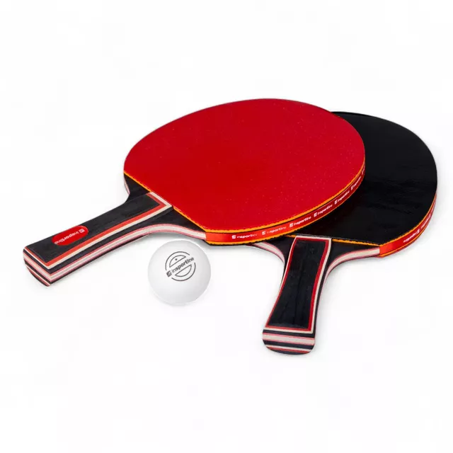 inSPORTline Ekholm Tischtennisset - Netz, 2 Schläger, 4 Bälle