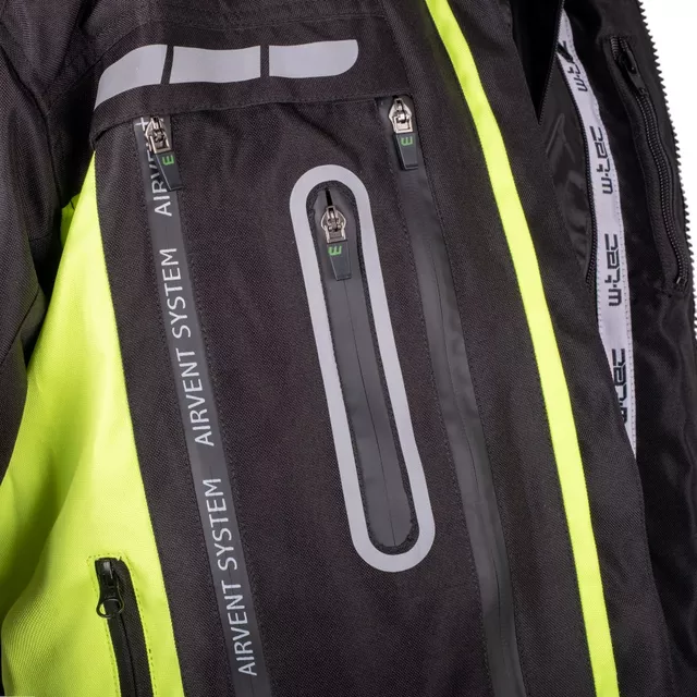 W-TEC Gelnair EVO Motorradjacke - schwarz-fluo