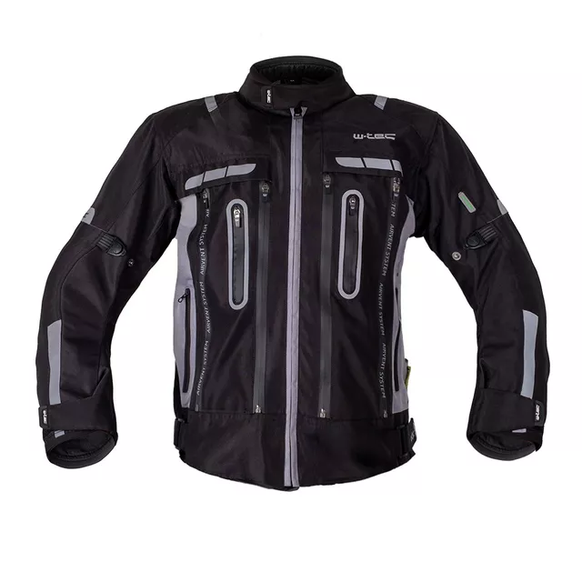 W-TEC Gelnair EVO Motorradjacke - schwarz-fluo - schwarz-grau