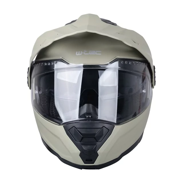 W-TEC Biscaia P/J aufklappbarer Enduro-Helm - béžová matná
