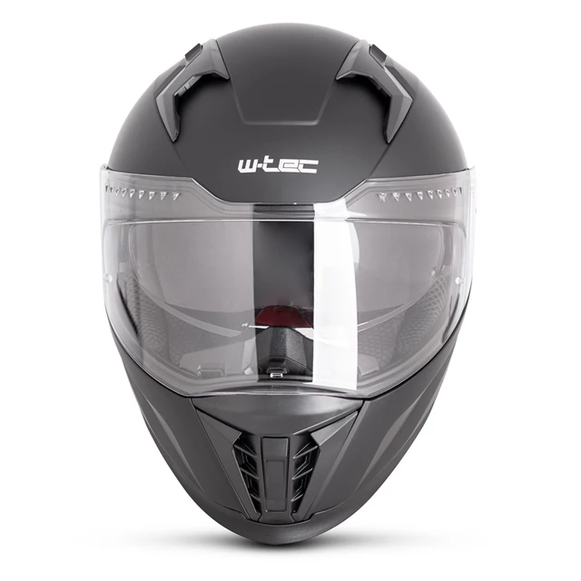 W-TEC Burgosa Reise-Helm - weiß glänzend