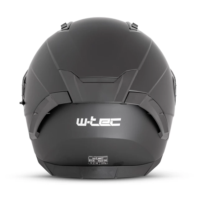 W-TEC Burgosa Reise-Helm - weiß glänzend