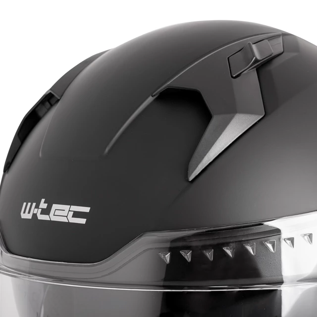 W-TEC Burgosa Reise-Helm - weiß glänzend