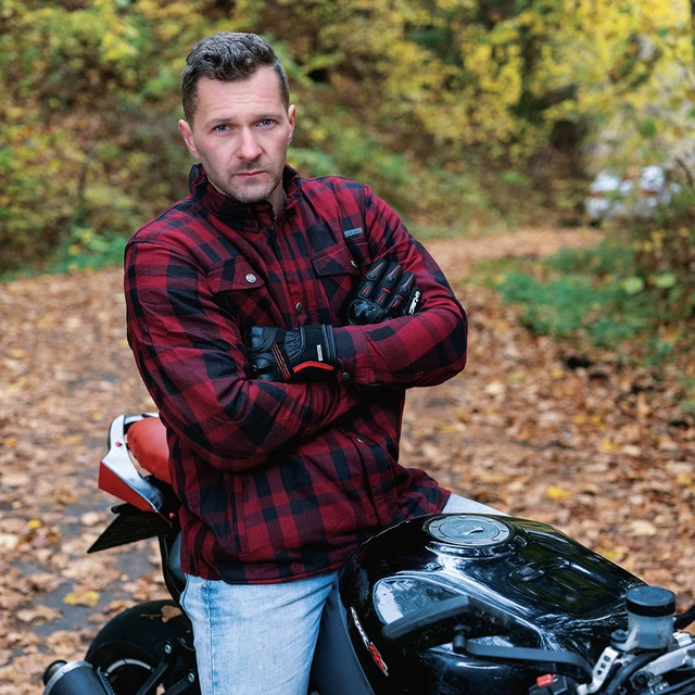 Motorradhemd W-TEC Terchis EVO - grau