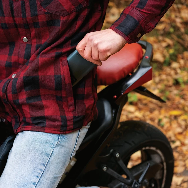 Motorradhemd W-TEC Terchis EVO - grau