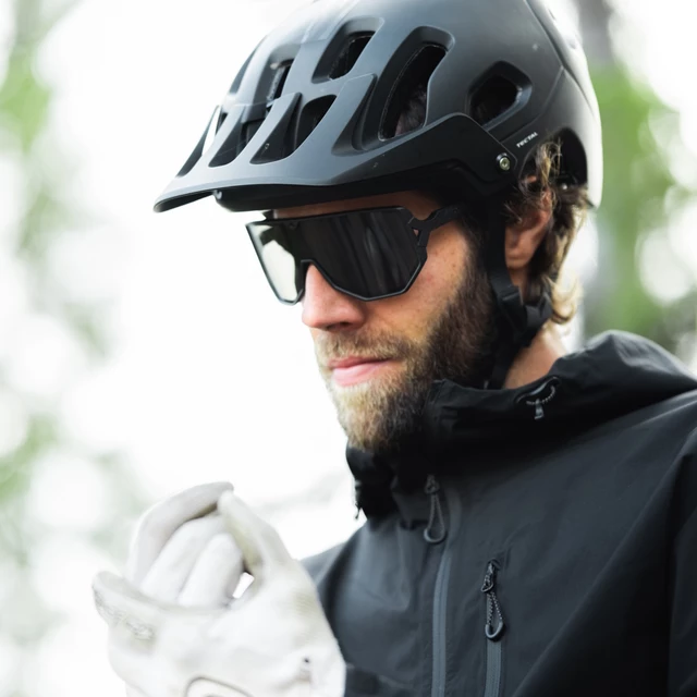 Sport-Sonnenbrille Tripoint Reschen - Matt Black Smoke /w Blue Multi Cat.3