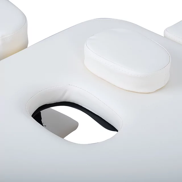 Massageliege inSPORTline Morrani 186x60x62,5-85,5 cm 2-teilig Aluminium - cremefarbe