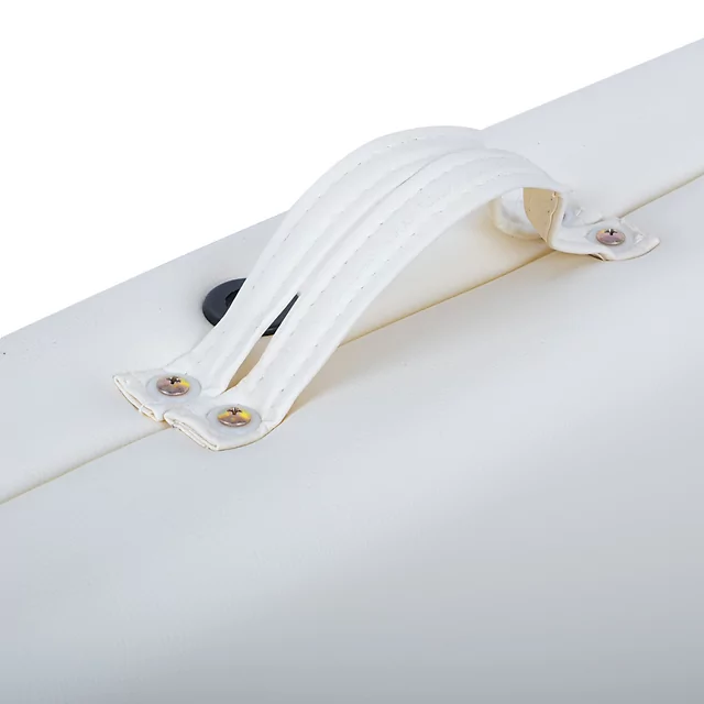 Massageliege inSPORTline Morrani 186x60x62,5-85,5 cm 2-teilig Aluminium - cremefarbe