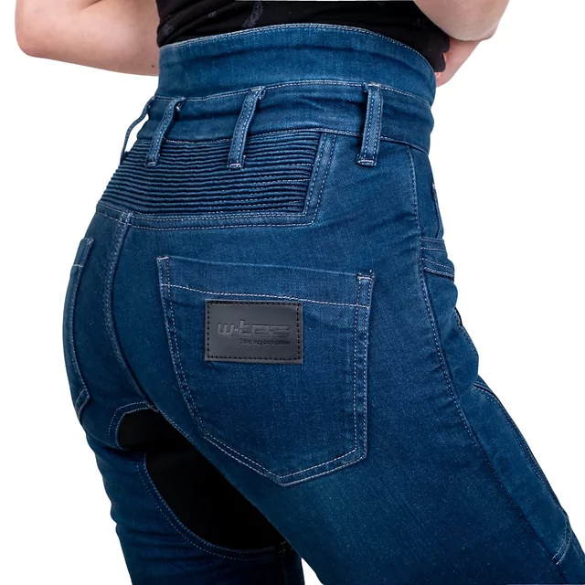 Damen-Moto-Jeans W-TEC Biterilla Eva Lady - schwarz