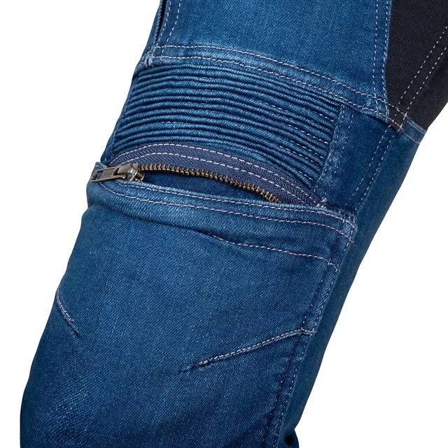 Damen-Moto-Jeans W-TEC Biterilla Eva Lady - schwarz