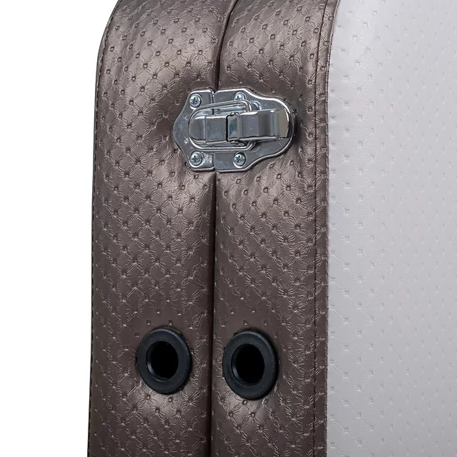 Massageliege inSPORTline Kiyora 186x70x62,5-85,5 cm 2-teilig Aluminium - weiß-grau