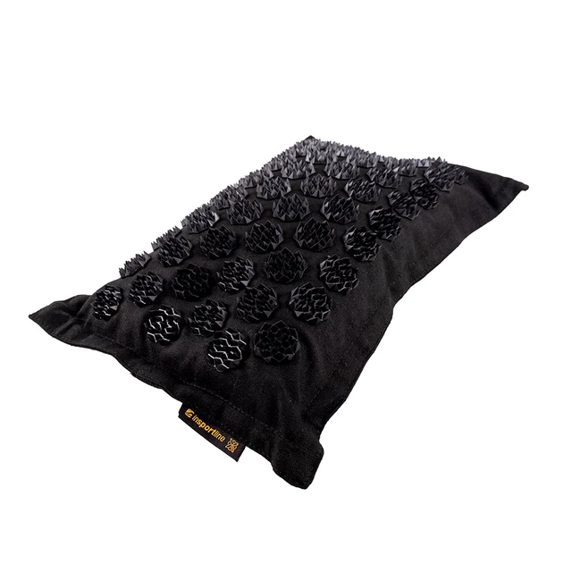 Akupressurmatte und Kissen inSPORTline EcoSpike - Schwarz - Gold