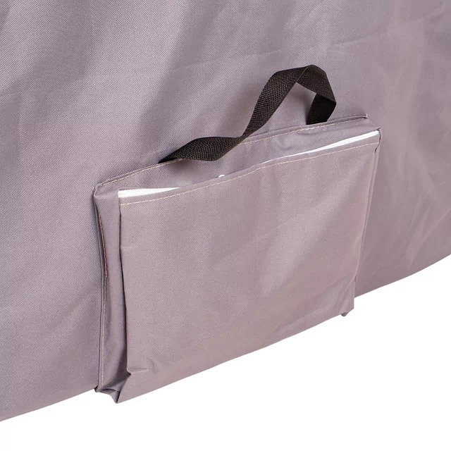 Massageliege inSPORTline Kiyora 186x70x62,5-85,5 cm 2-teilig Aluminium - weiß-grau