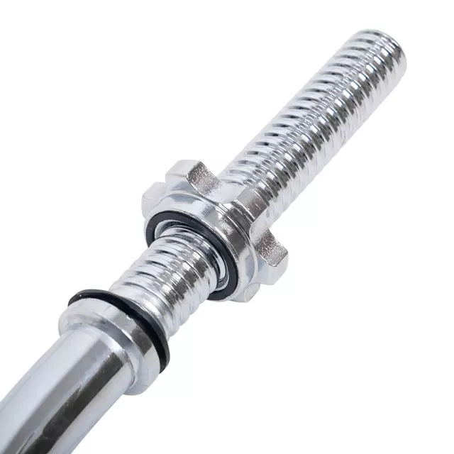 inSPORTline Combinatore 123cm/30mm Hantelstange mit Klemmen