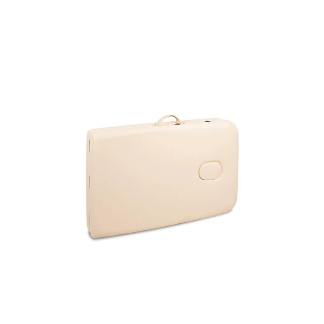 Massageliege inSPORTline Orashi 186x60x62,5-85,5 cm 2-teilig aus Holz - cremefarbe