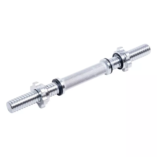 Stiel für Einhandhantel inSPORTline Tufor 40cm/30mm mit Gewinde und Klemmen