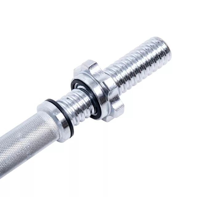 Stiel für Einhandhantel inSPORTline Tufor 40cm/30mm mit Gewinde und Klemmen