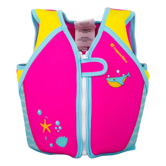 inSPORTline Aprendito Schwimmweste für Kinder - rosa