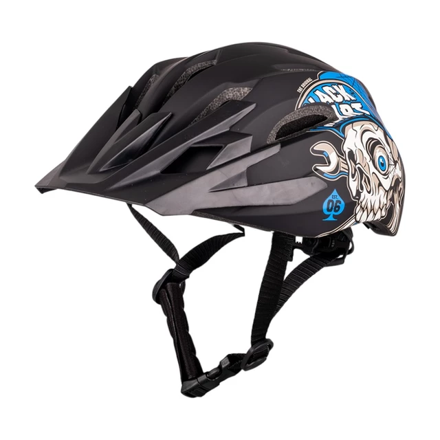W-TEC Delgada Kinder-Downhill-Helm - Golden Stars