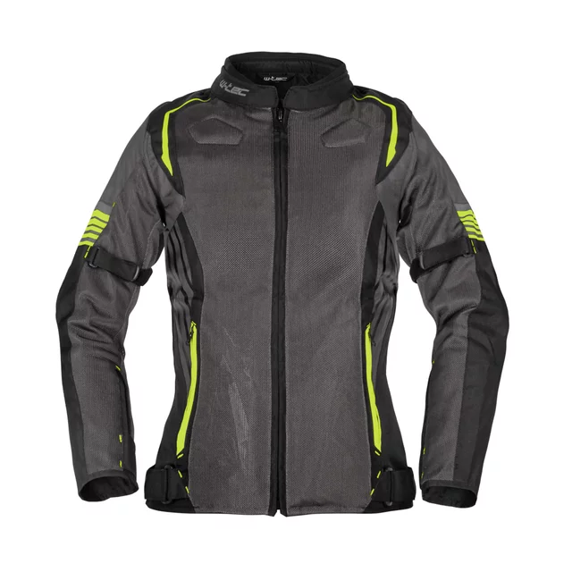 W-TEC Jelsa Damen Sommer-Motorradjacke - šedá-fluo